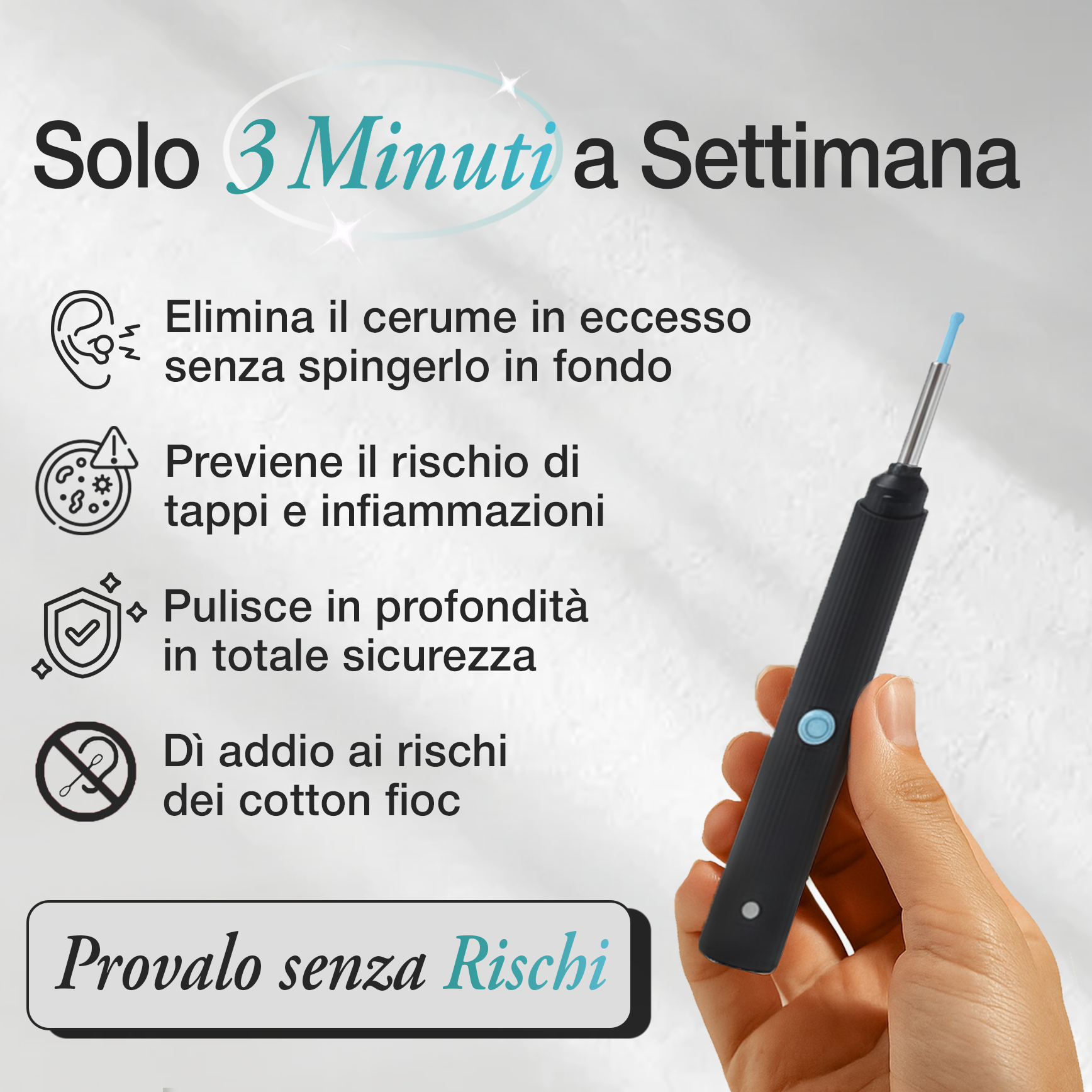 Clirear: Pulizia auricolare Sicura e Delicata